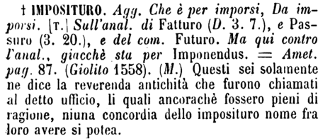 imposituro