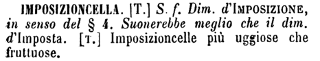 imposizioncella