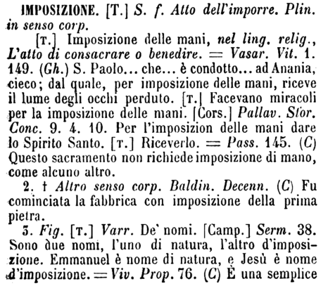 imposizione