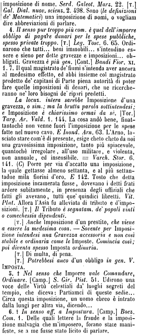 imposizione