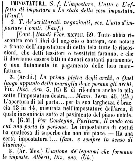 impostatura