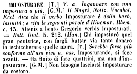 imposturare
