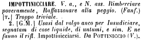 impottinicciare