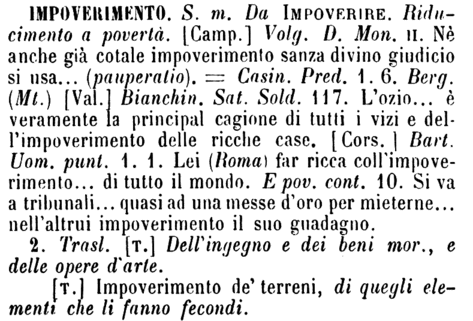 impoverimento