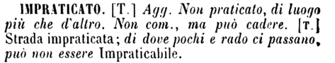 impraticato