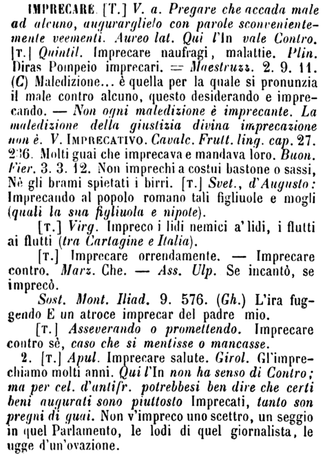 imprecare