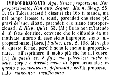 improporzionato