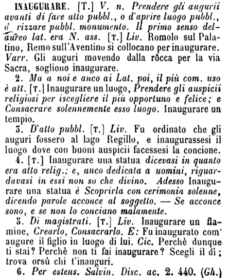 inaugurare