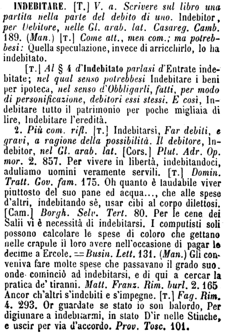 indebitare
