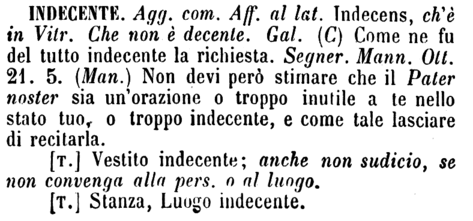 indecente