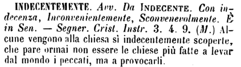 indecentemente