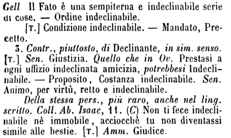 indeclinabile