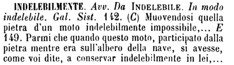 indelebilmente