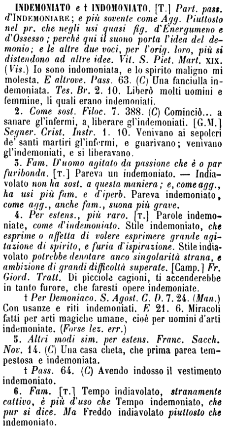 indemoniato