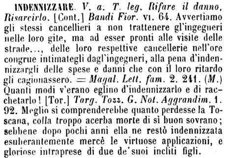 indennizzare