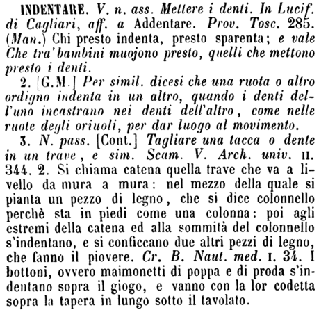 indentare