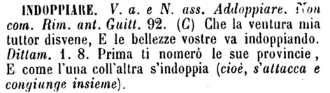 indoppiare