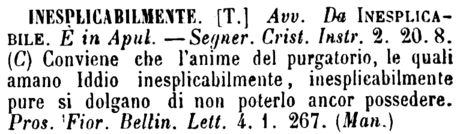 inesplicabilmente