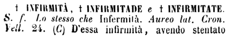 infirmita