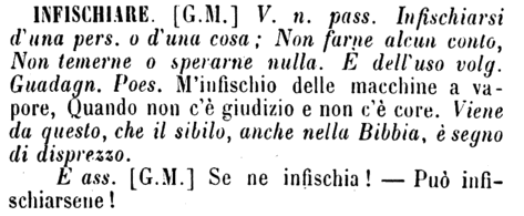 infischiare