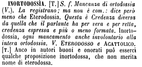 inortodossia