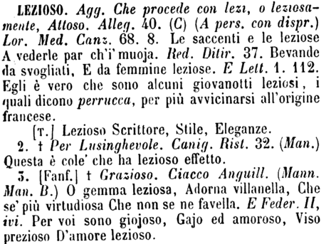 lezioso