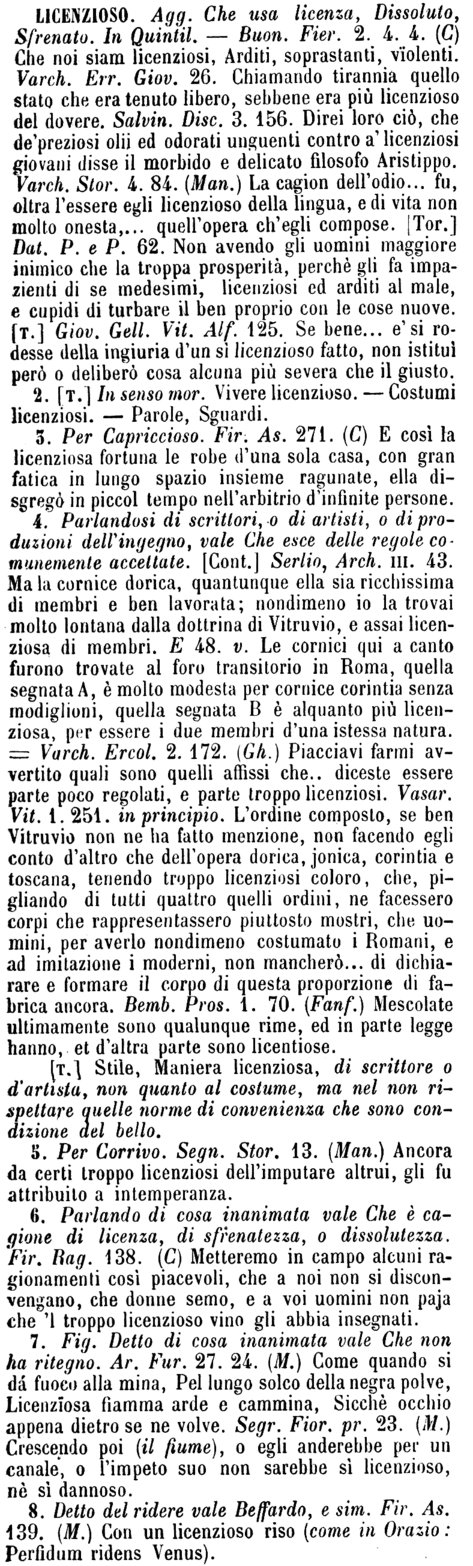 licenzioso