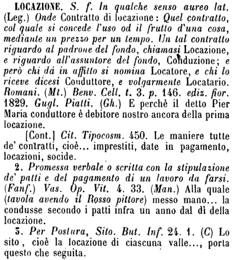 locazione
