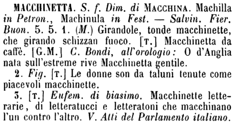 macchinetta