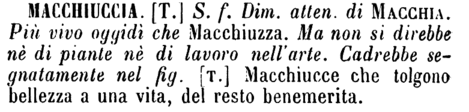 macchiuccia