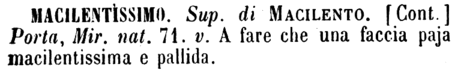 macilentissimo