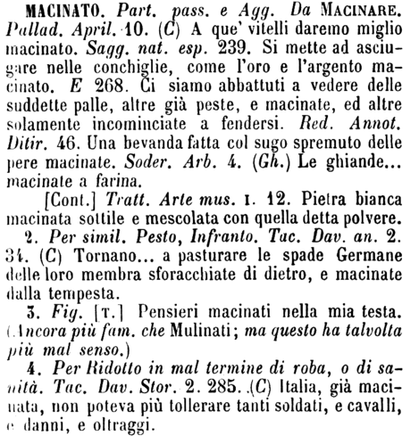 macinato