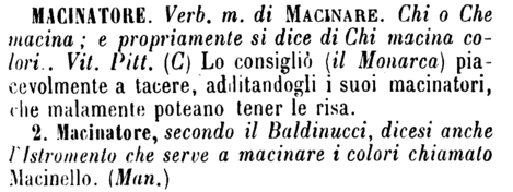 macinatore