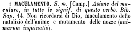 maculamento