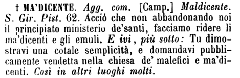 ma-dicente