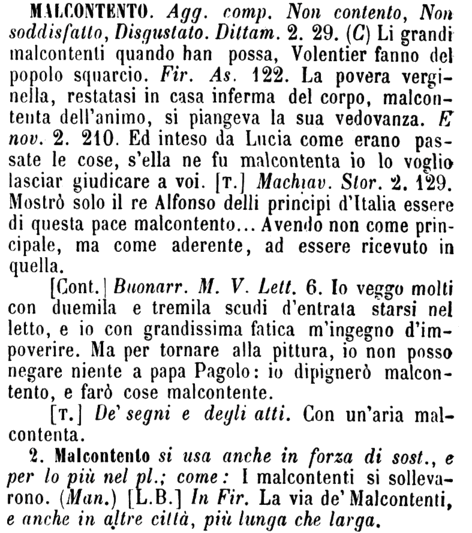 malcontento