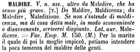 maldire