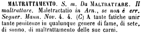 maltrattamento