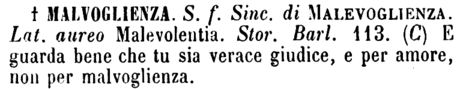 malvoglienza