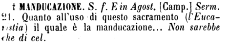 manducazione