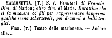 marionetta