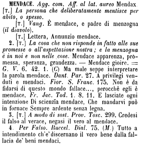 mendace
