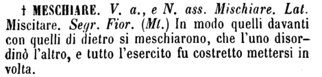 meschiare