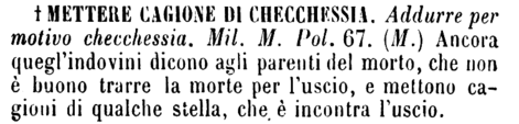 mettere-cagione-di-checchessia