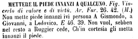 mettere-il-piede-innanzi-a-qualcuno