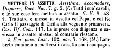 mettere-in-assetto