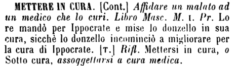 mettere-in-cura