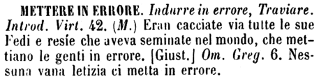 mettere-in-errore