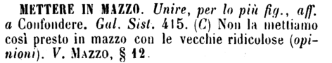 mettere-in-mazzo