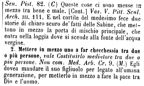 mettere-in-mezzo